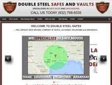 Tablet Screenshot of doublesteelsafes.com